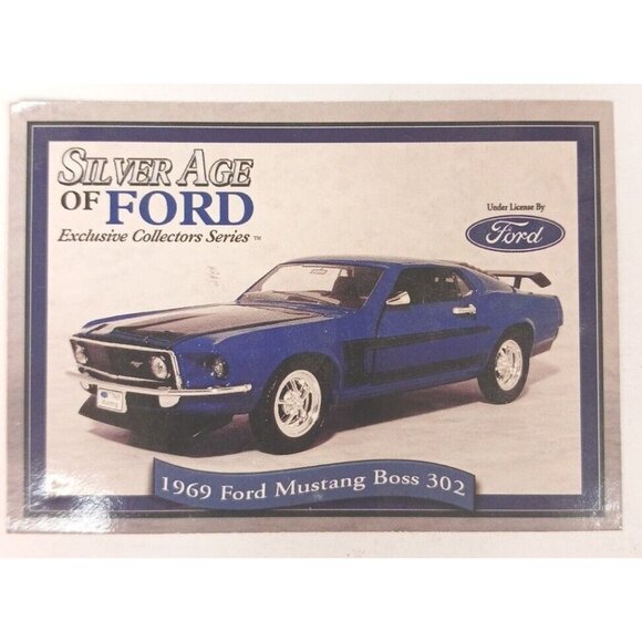 1969 Ford Mustang 302 Boss Arko Die Cast 1:34 Scale Hood Trunk Doors Open - Picture 10 of 11